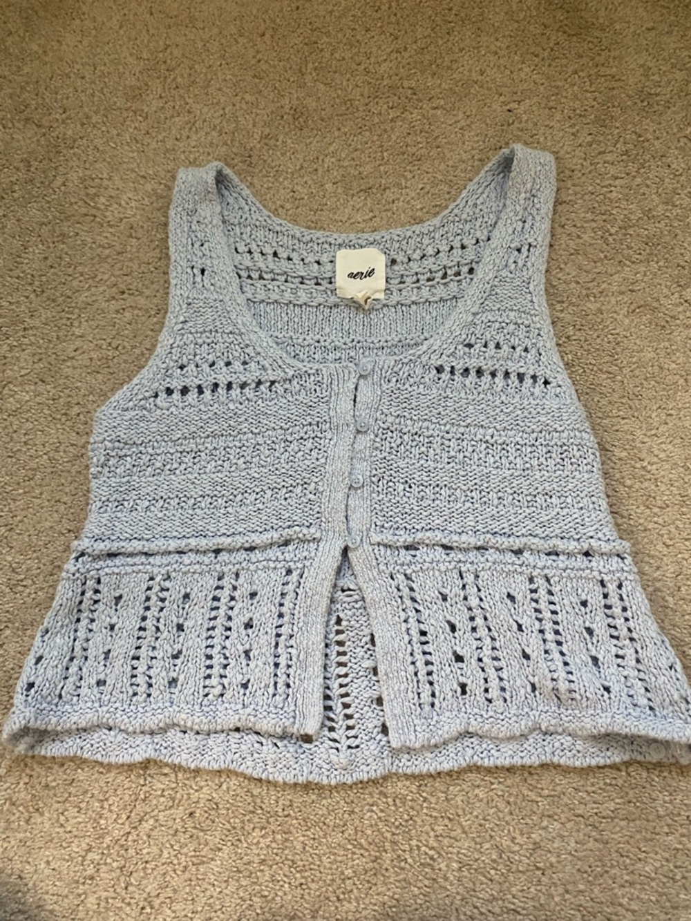 Aerie crochet top